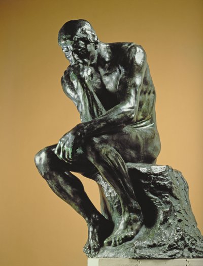 The Thinker (detail) by Auguste Rodin